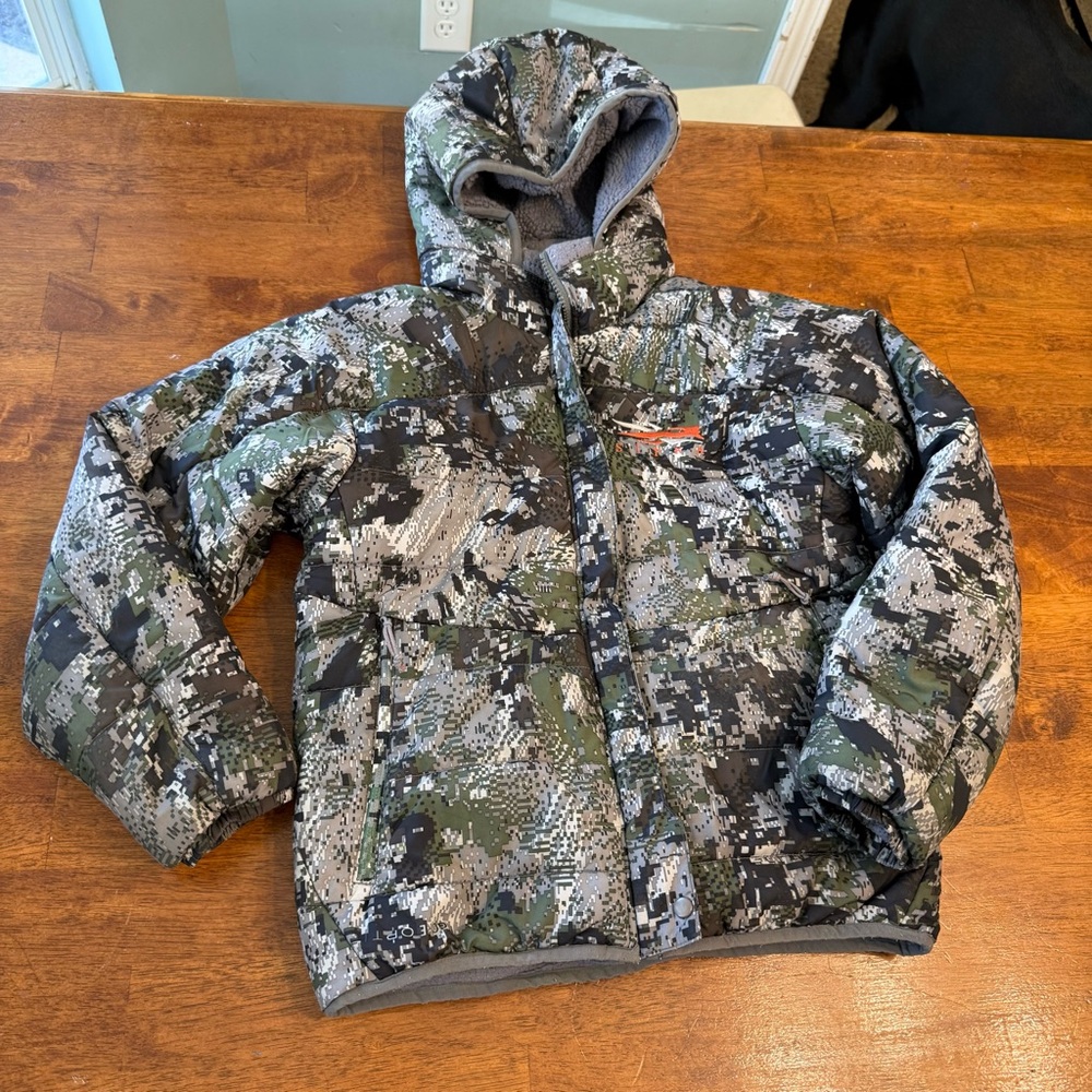 Sitka Gear Youth Kelvin Hoody Optifade Elevated II Reversible Hunting Jacket YM